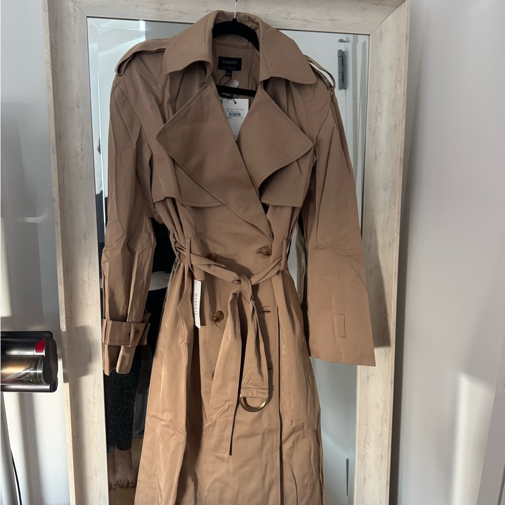 NWOT Bardot Halle Tan Trench Coat